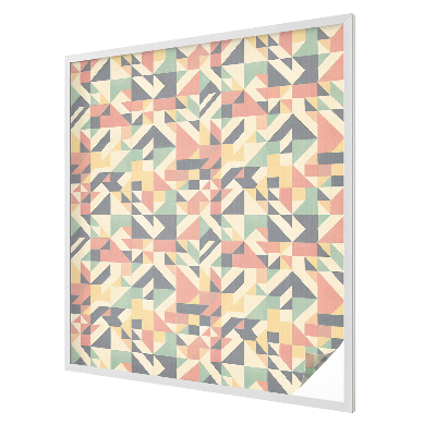 A geometria energiája Öntapadós ablakfólia ólomüveg mintával