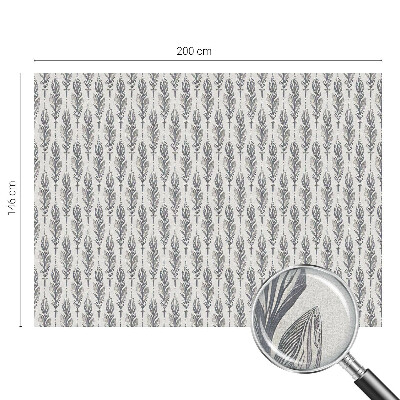 Elegáns tollak Öntapadós üvegfólia vitrázs mintával