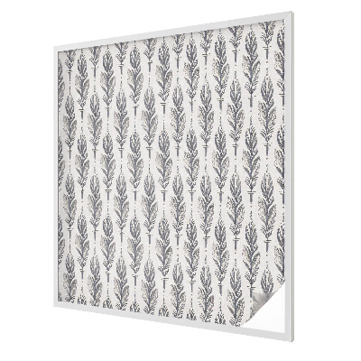 Elegáns tollak Öntapadós üvegfólia vitrázs mintával