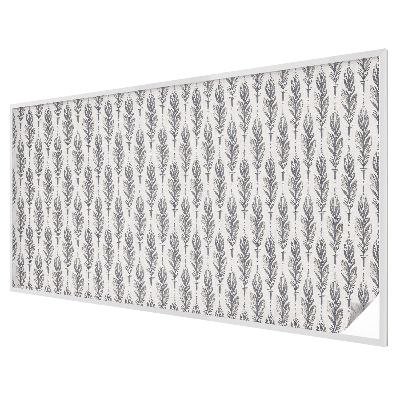 Elegáns tollak Öntapadós üvegfólia vitrázs mintával