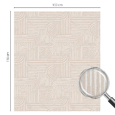 Geometrikus minta Üvegfólia ablakra