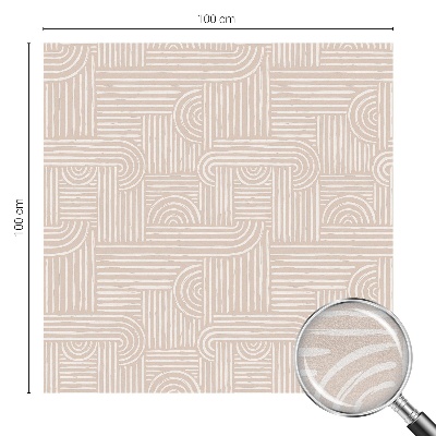 Geometrikus minta Üvegfólia ablakra