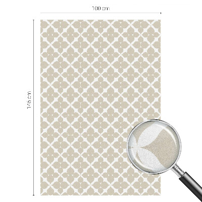 Geometrikus levelek Üvegfólia ablakra