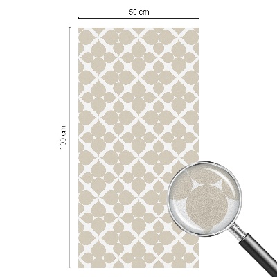 Geometrikus levelek Üvegfólia ablakra