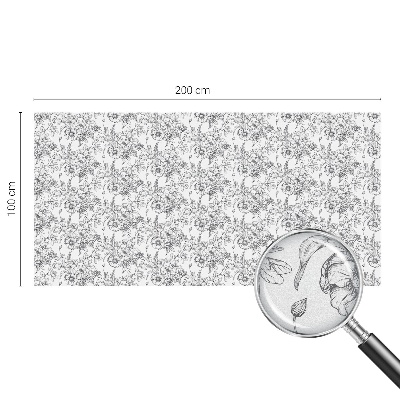 Virágos elegancia Belátásgátló fólia ablakra