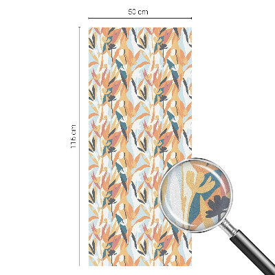 Botanikai energia Öntapadós üvegfólia vitrázs mintával