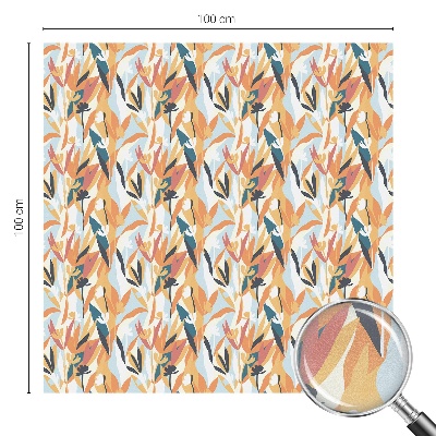 Botanikai energia Öntapadós üvegfólia vitrázs mintával