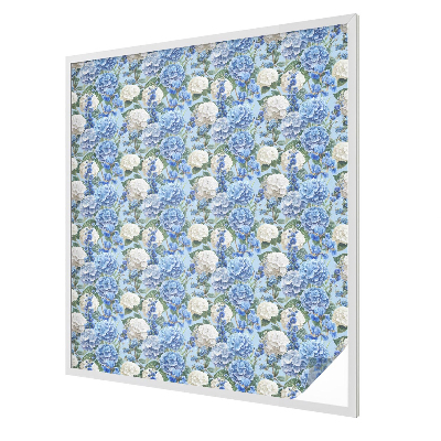 Virágos báj Üvegfólia ablakra