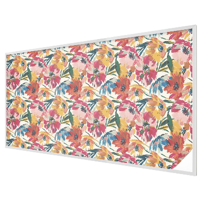 Virágrobbanás Öntapadós ablakfólia ólomüveg mintával