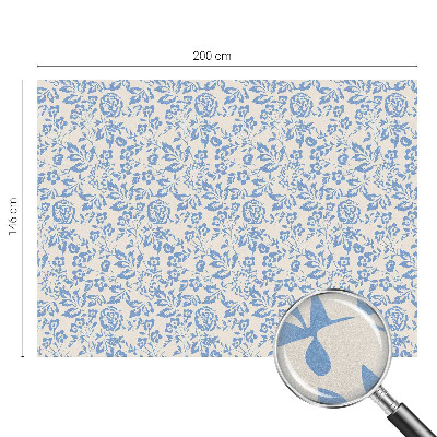 Virágok levelek Öntapadós ablakfólia ólomüveg mintával