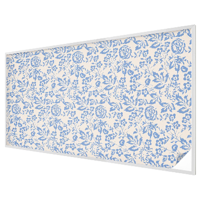 Virágok levelek Öntapadós ablakfólia ólomüveg mintával