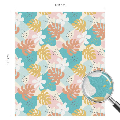 Egzotikus természet Öntapadós üvegfólia vitrázs mintával