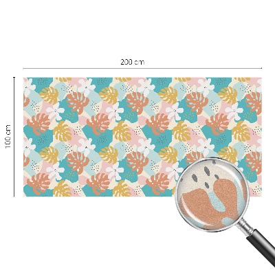 Egzotikus természet Öntapadós üvegfólia vitrázs mintával