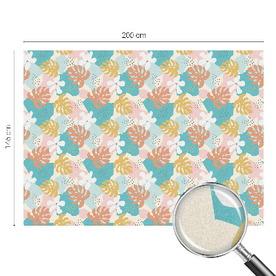 Egzotikus természet Öntapadós üvegfólia vitrázs mintával