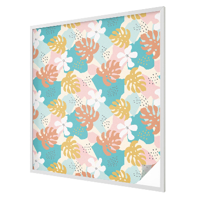 Egzotikus természet Öntapadós üvegfólia vitrázs mintával