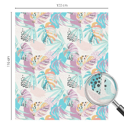 Absztrakt dzsungel Belátásgátló fólia ablakra