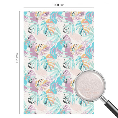 Absztrakt dzsungel Belátásgátló fólia ablakra