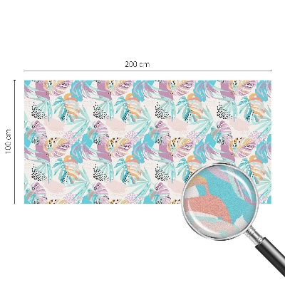 Absztrakt dzsungel Belátásgátló fólia ablakra