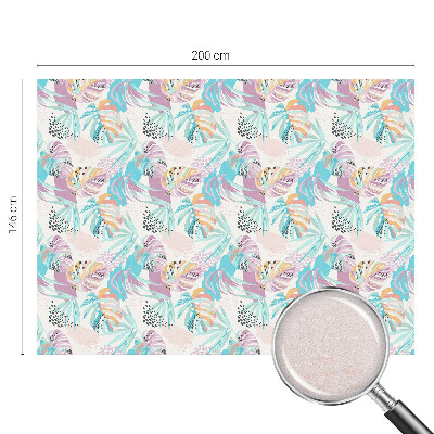 Absztrakt dzsungel Belátásgátló fólia ablakra