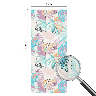 Absztrakt dzsungel Belátásgátló fólia ablakra