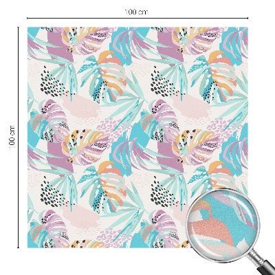 Absztrakt dzsungel Belátásgátló fólia ablakra