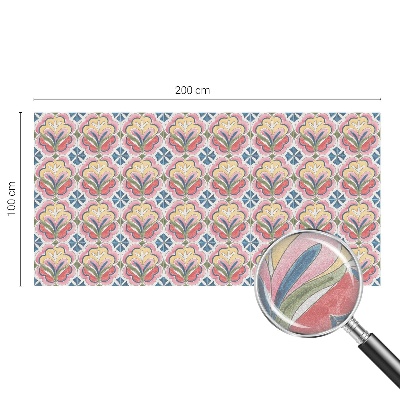 Virágminták Üvegfólia ablakra