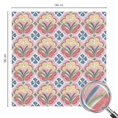 Virágminták Üvegfólia ablakra