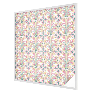 Virágszimmetria Öntapadós üvegfólia vitrázs mintával