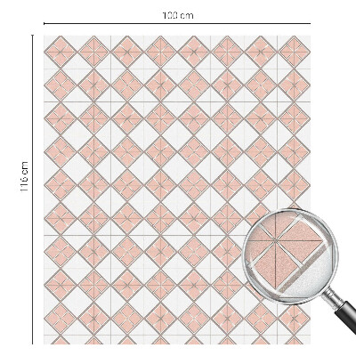 Geometriai rombuszok Belátásgátló fólia ablakra