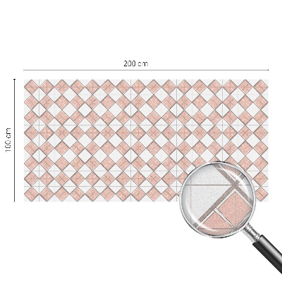 Geometriai rombuszok Belátásgátló fólia ablakra