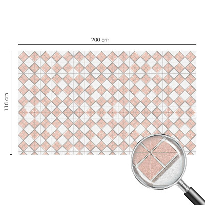 Geometriai rombuszok Belátásgátló fólia ablakra
