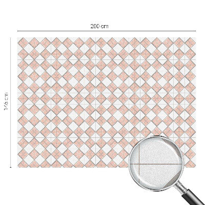 Geometriai rombuszok Belátásgátló fólia ablakra