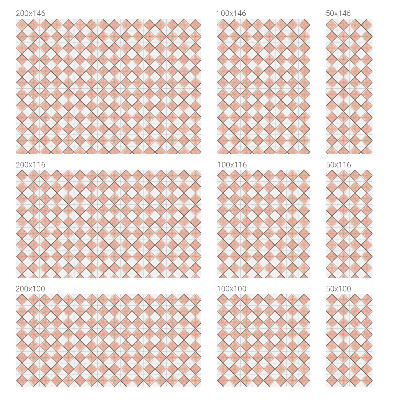Geometriai rombuszok Belátásgátló fólia ablakra