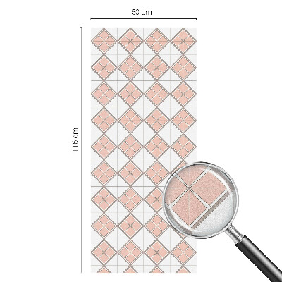 Geometriai rombuszok Belátásgátló fólia ablakra