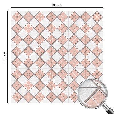 Geometriai rombuszok Belátásgátló fólia ablakra
