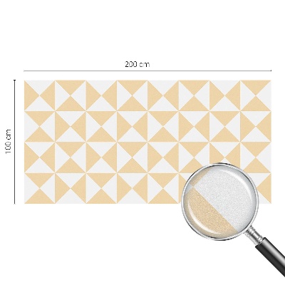 Geometriai háromszögek Öntapadós ablakfólia ólomüveg mintával