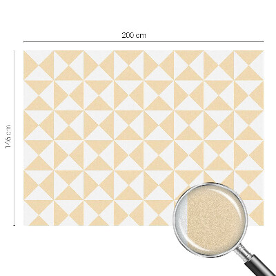 Geometriai háromszögek Öntapadós ablakfólia ólomüveg mintával