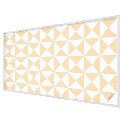 Geometriai háromszögek Öntapadós ablakfólia ólomüveg mintával