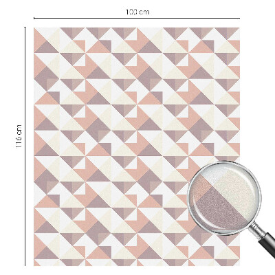 Modern háromszögek Üvegfólia ablakra