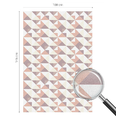 Modern háromszögek Üvegfólia ablakra