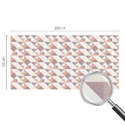 Modern háromszögek Üvegfólia ablakra