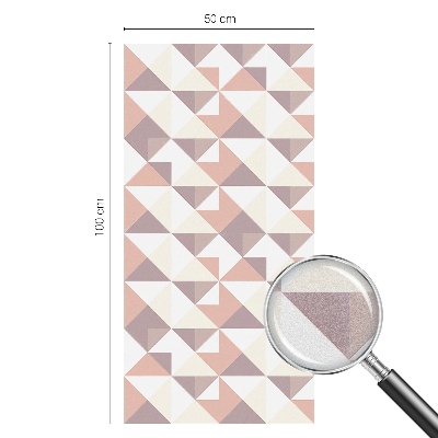 Modern háromszögek Üvegfólia ablakra