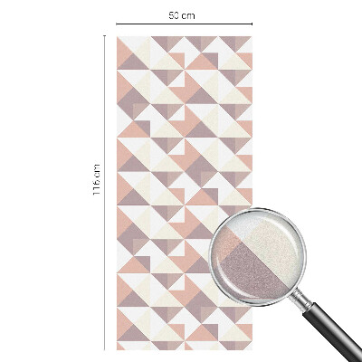 Modern háromszögek Üvegfólia ablakra