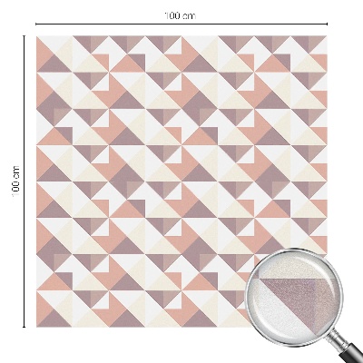 Modern háromszögek Üvegfólia ablakra