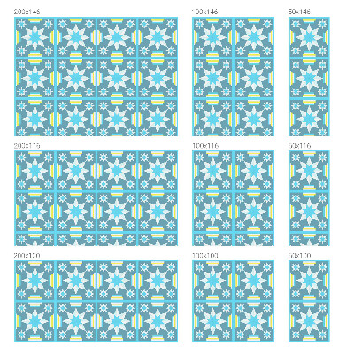 Csillagminta Öntapadós üvegfólia vitrázs mintával