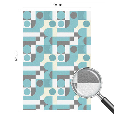 Geometriai minták Ablaküveg fólia belátásgátló