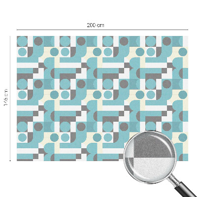 Geometriai minták Ablaküveg fólia belátásgátló