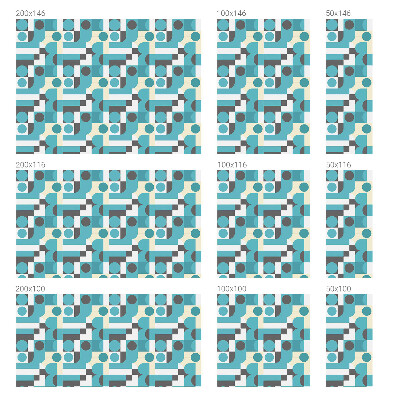 Geometriai minták Ablaküveg fólia belátásgátló