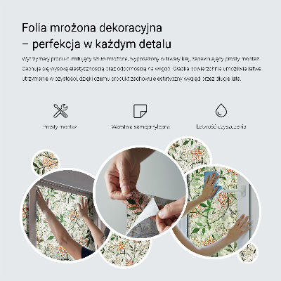 Geometriai minták Ablaküveg fólia belátásgátló