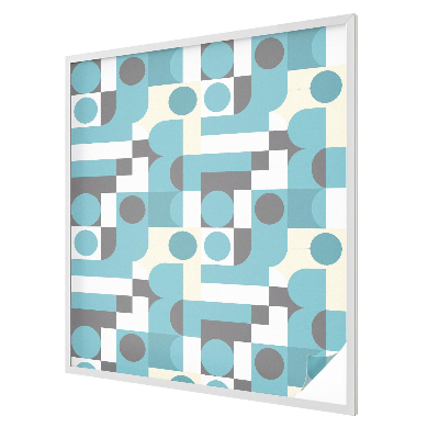 Geometriai minták Ablaküveg fólia belátásgátló